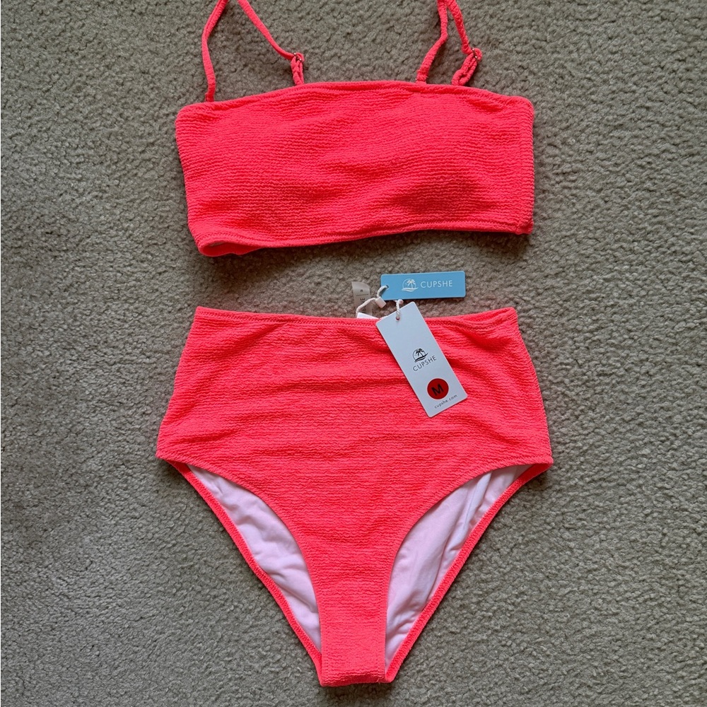 Cupshe Pink Bikini Set